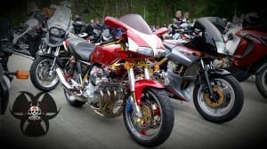 1.Mai Motorradtreffen in Nürnberg V6 Motor, da war für ne Verkleidung kein Platz mehr