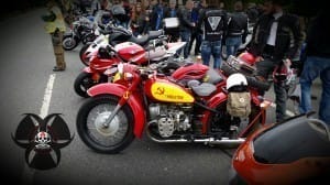 1.Mai Motorradtreffen in Nürnberg - Russisches Gespann "Ural"