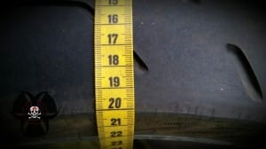 gemessene Reifenfläche beim S20 alt