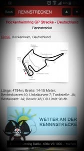 Rennstreckenvorstellung - Hobby Racer App - Renn Grib