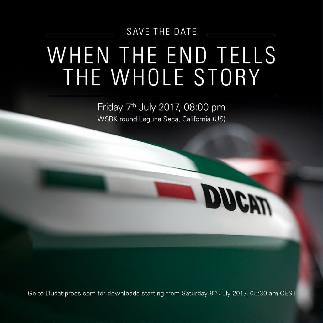 Does Ducati announce a Superleggera Tricolore?