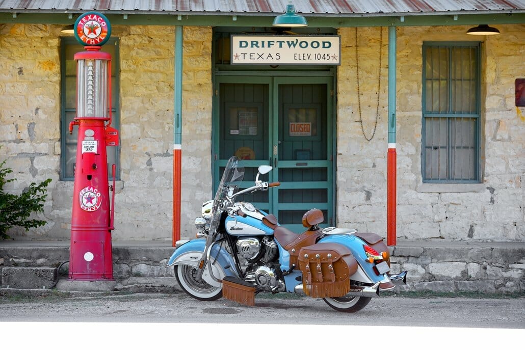 indian chief vintage blue
