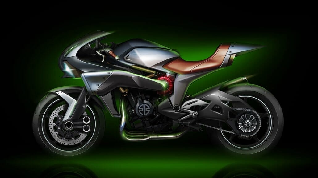 Kawasaki Ninja H2 GT - Touring motorcycle with compressor from Kawasaki 4 Kompressor Concept Kawasaki MotorcyclesNews 2