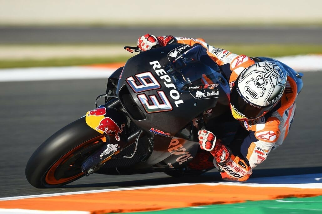 MotoGP results from the tests in Valencia for the season 2018