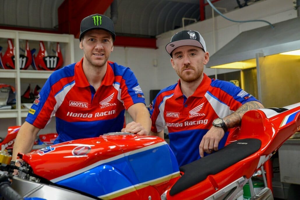 Ian Hutchinson + Lee Johnston – Honda Road Racing Team 2018