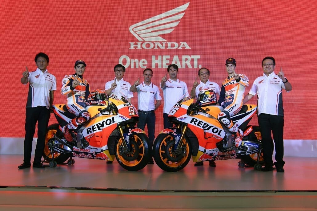 Repsol Honda Präsentation MotoGP Motorrad 2018 Motorcycles News 17