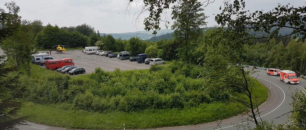 Schwerer Unfall auf der Nordhelle (Update) 2 03 Juni 2018 wieder Nürburgringverhältnisse im Ebbegebirge 1 1