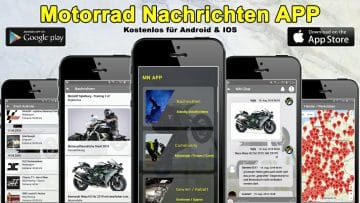 Motorrad Nachrichten App Werbung 1030