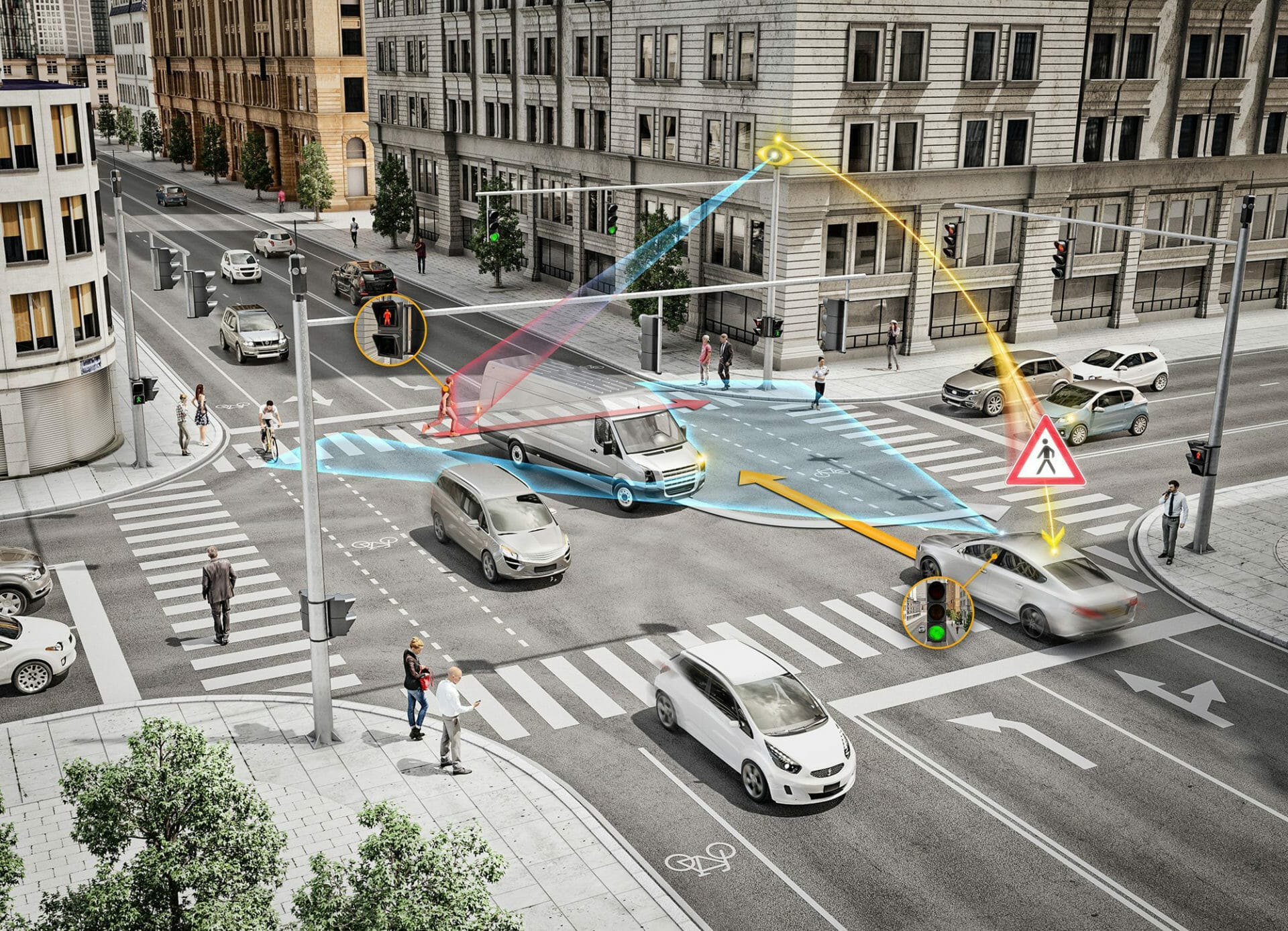 ﻿Intelligente Straßenkreuzung in der Testphase