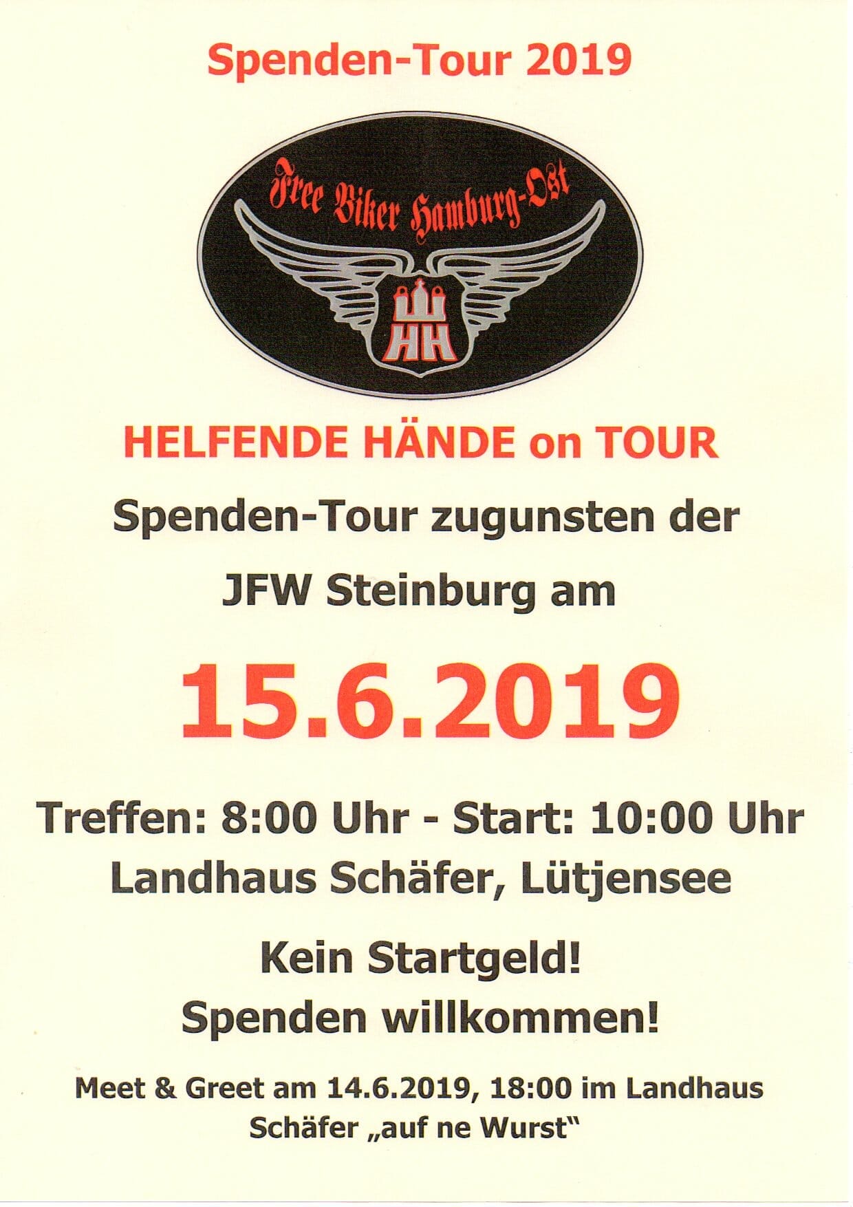 Helfende Hände - Spendenfahrt 1 Hehae