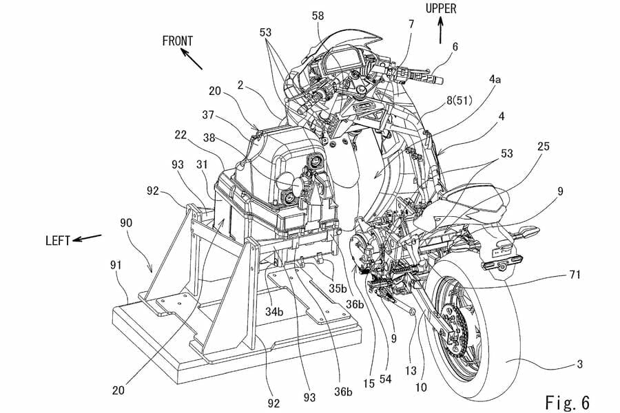 Kawasaki Elektro Patentzeichnung Motorcycles News Motorrad Nachrichten App 3