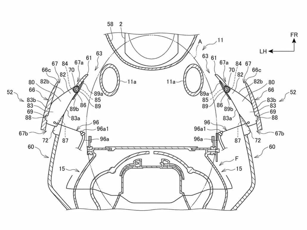 Does the new Fireblade get retractable winglets? 8 2020 Honda CBR1000RR Fireblade active aerodynamics patent Motorcycle News App Motorrad Nachrichten App MotorcyclesNews 5