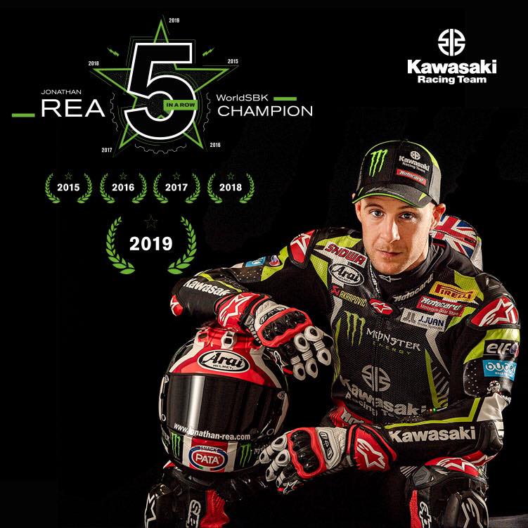 Jonatha Rea 5 Time World Champion