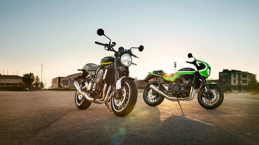 New colors for the Kawasaki Z 900 RS & Cafe