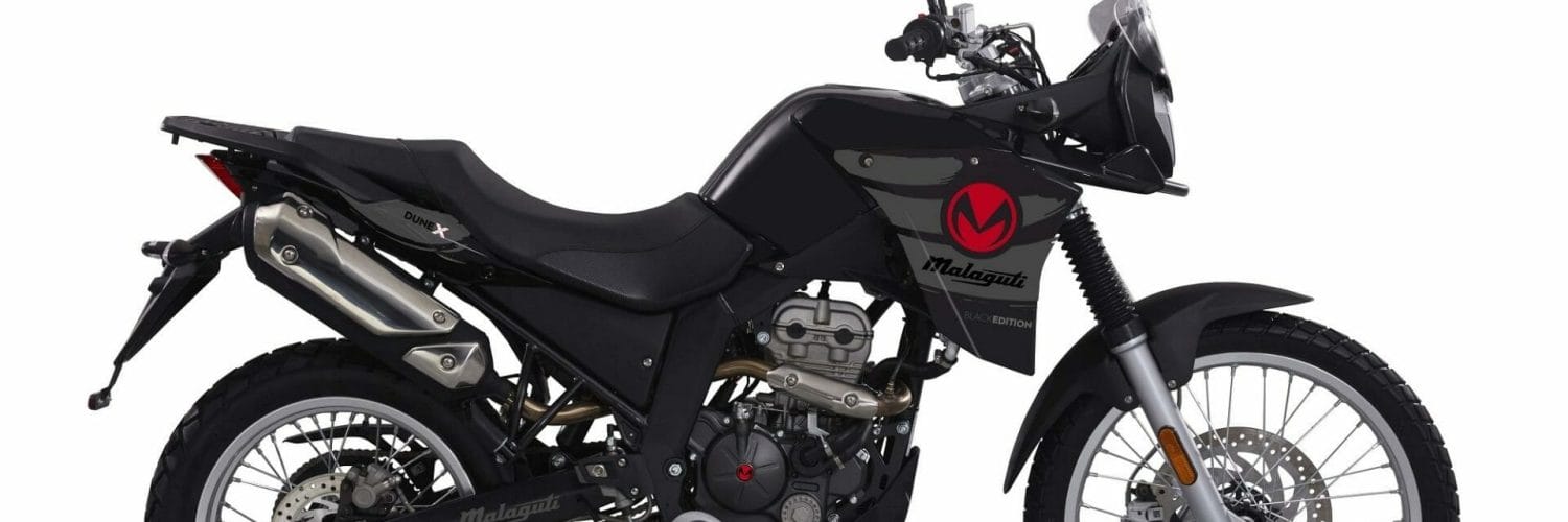 cropped Malaguti Dune X 125 Black Edition Motorcycle News App Motorrad Nachrichten App MotorcyclesNews