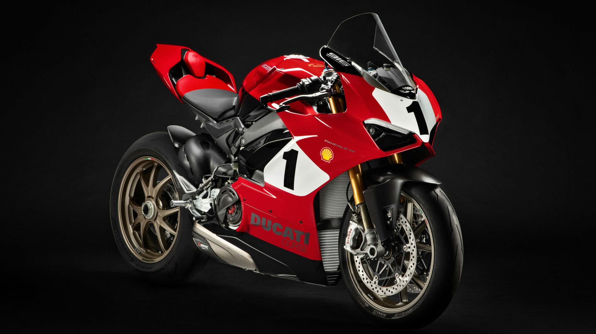 Auction: Panigale V4 25 ° Anniversario 916 in favor of the Carlin Dunne Foundation