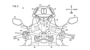 Honda Patent Head Up Display with TouchScreen Motorcycle News App Motorrad Nachrichten App MotorcyclesNews 1