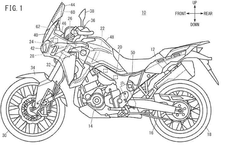 Honda Patent Head Up Display with TouchScreen Motorcycle News App Motorrad Nachrichten App MotorcyclesNews 2