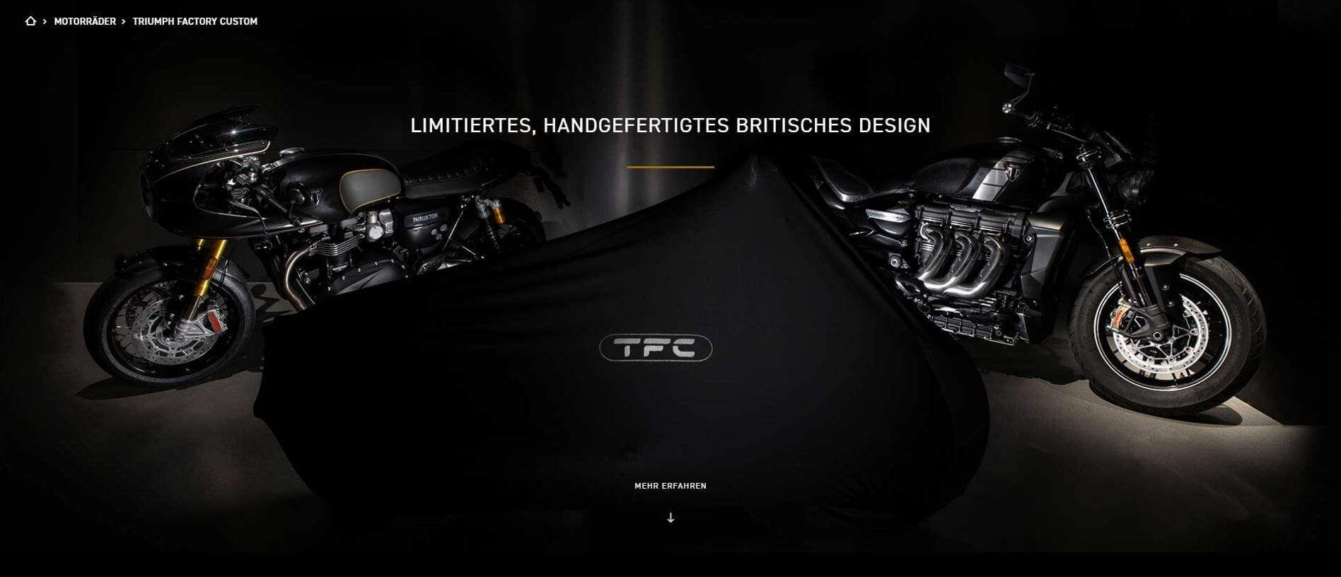 Third Triumph TFC motorcycle will be presented at the Eicma