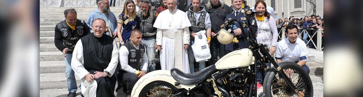 papal harley white unique