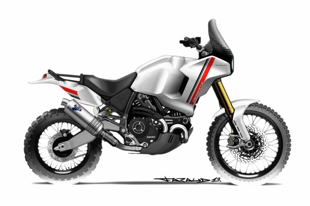 Ducati Scrambler Desert X Concept sketch 02