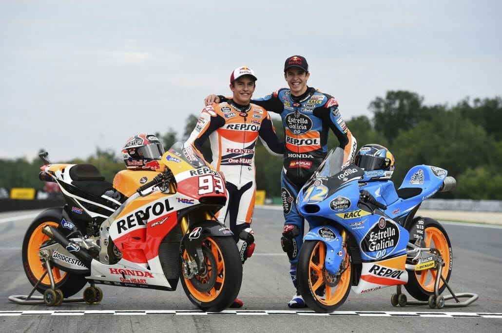 Alex Marquez drives for Honda in MotoGP 3 Marc Alex Marquez