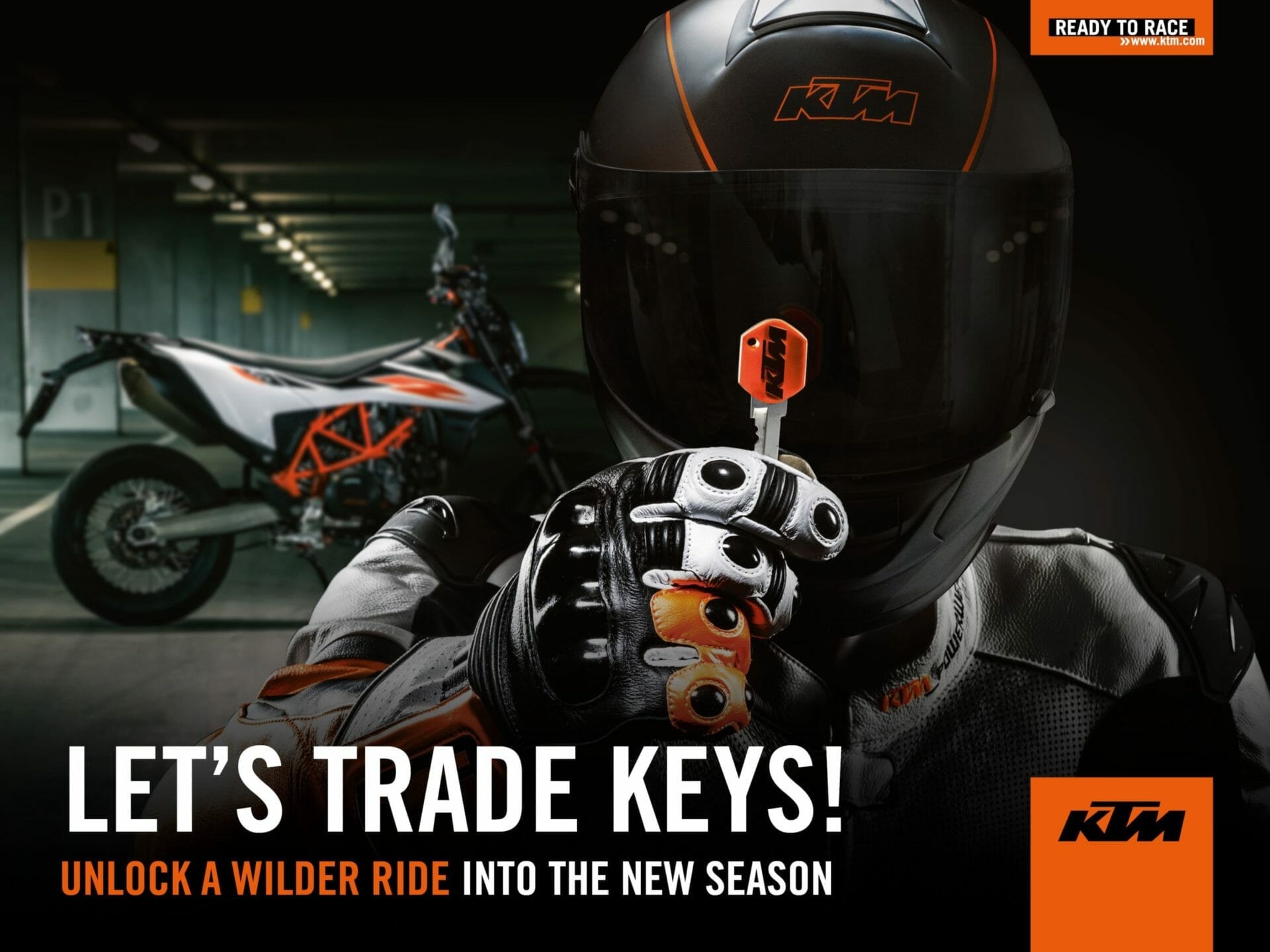 #KTM Sonderaktion „Let`s trade Keys“
- auch in der MOTORRAD NACHRICHTEN APP