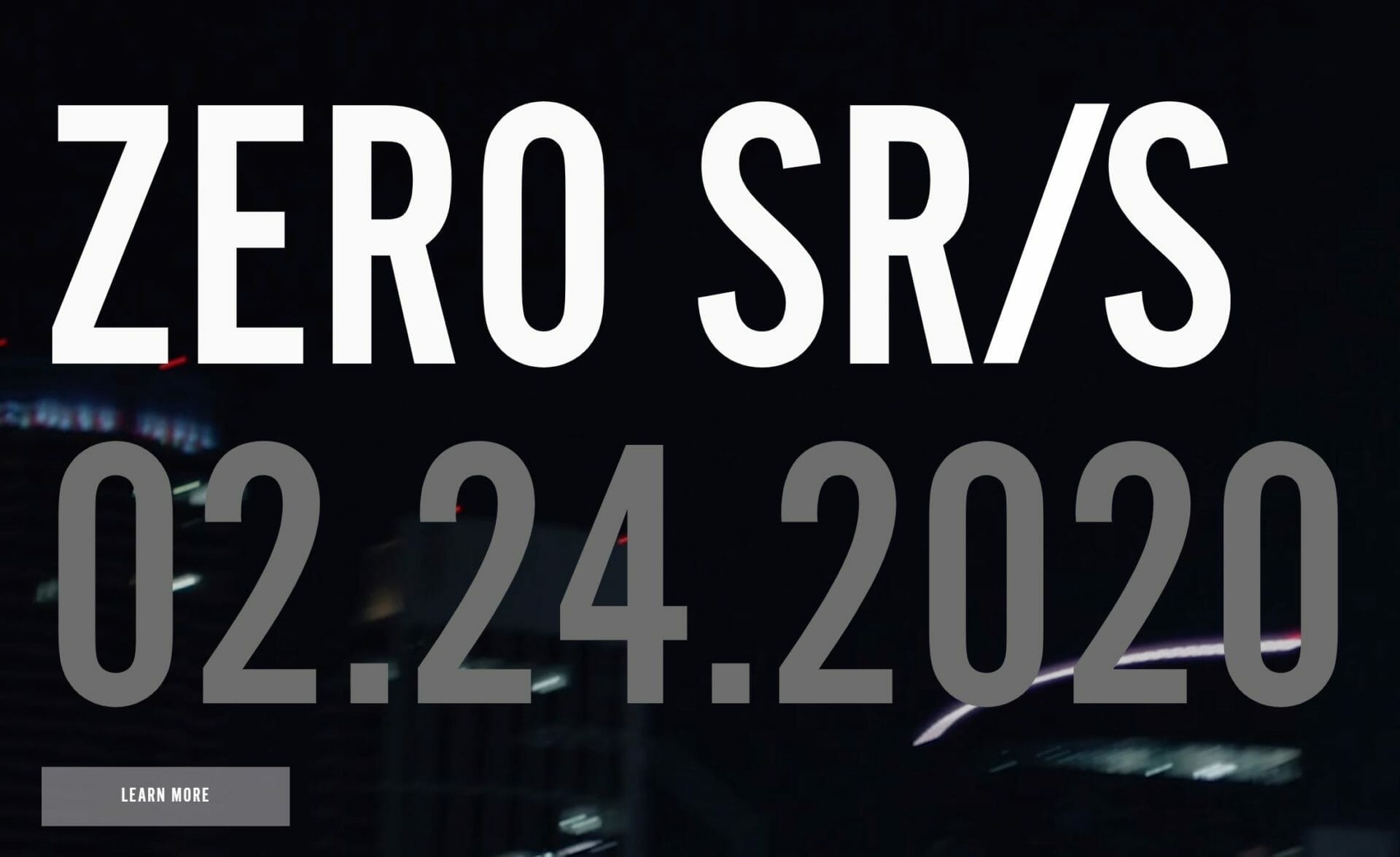 #Zero announces new #SR/S
- also in the APP MOTORCYCLE NEWS