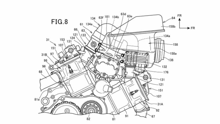 New Honda Patent For A Supercharged V Twin Motorcyclesnews Motorcycle Magazine