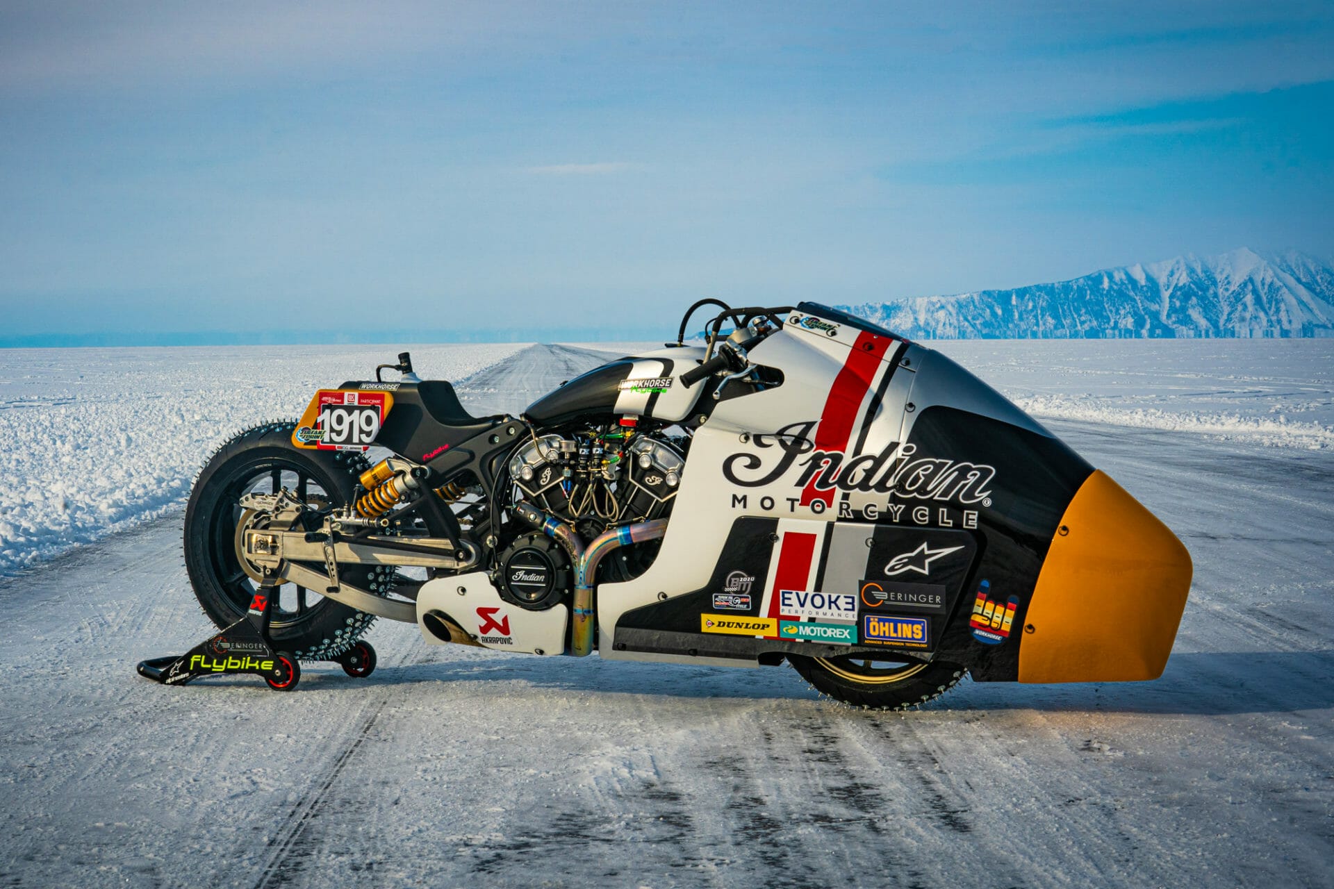 Indian Appaloosa v2.0 at the Baikal Mile Ice Speed Festival 2020
- also in the MOTORCYCLE NEWS APP