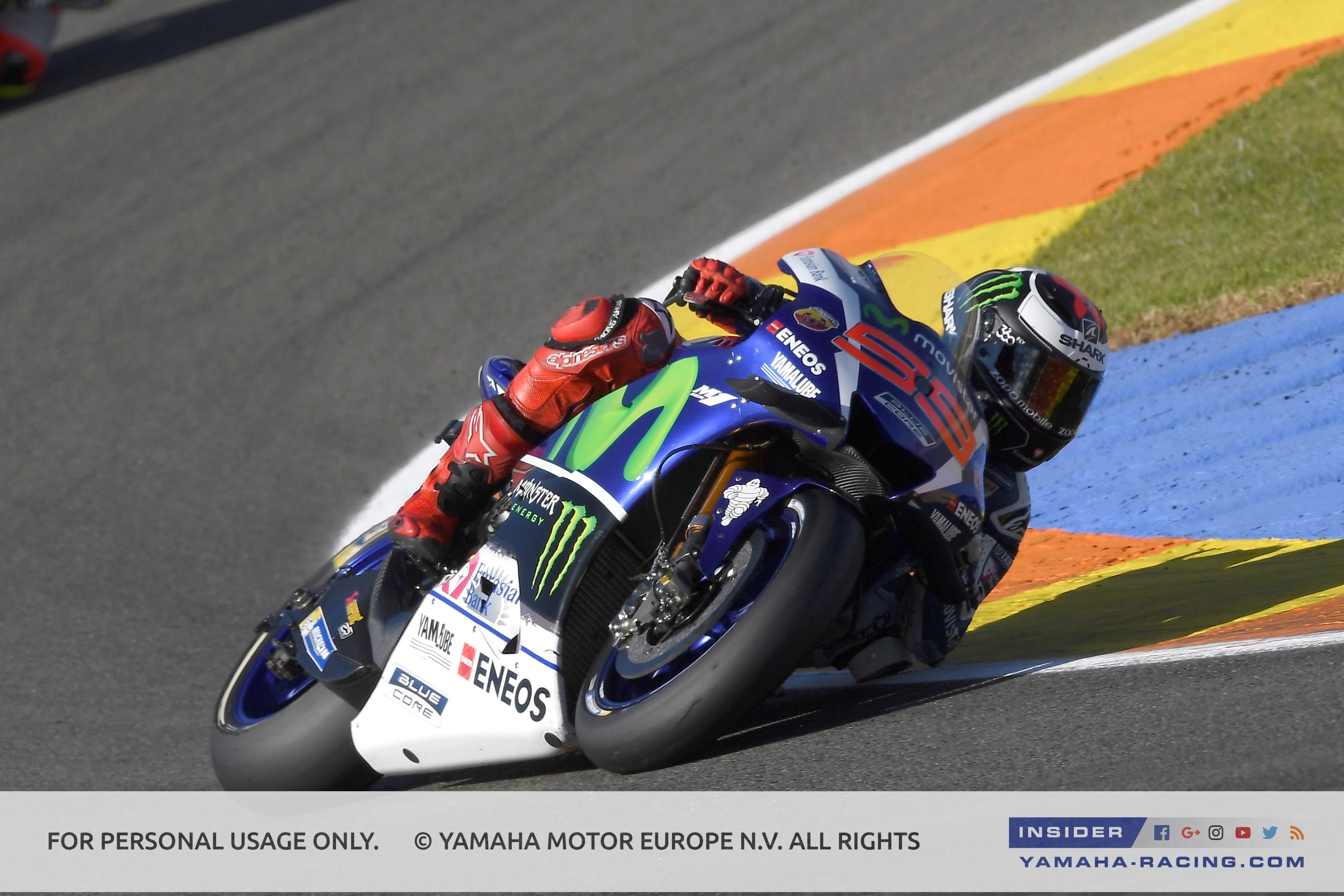 Jorge Lorenzo as a test driver for Yamaha
- also in the APP MOTORCYCLE NEWS