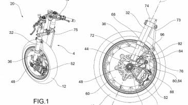 Aprilia Anti Drive Fork Patent 1