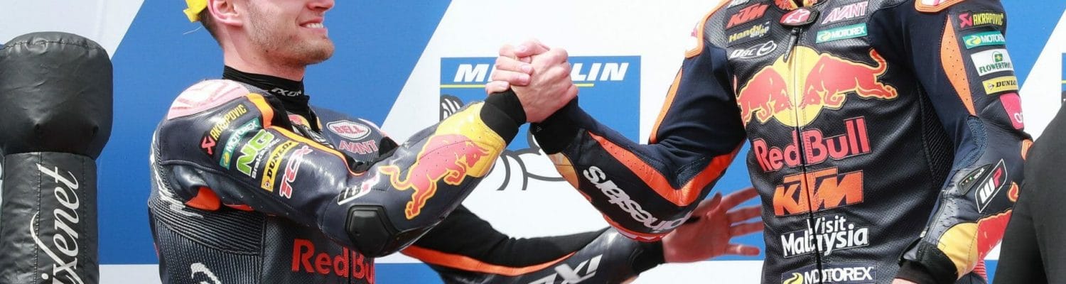 Binder Oliveira on the 2017 Moto2 Australian GP podium scaled