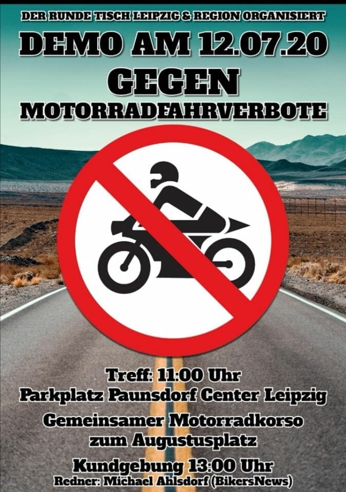 Gegen Motorradfahrverbote - Leipzig 1 Leipzig