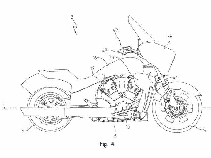 Indian Motorcycle liquid cooled tourer patents 04