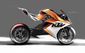Design rendering takes the KTM RC8 into the future