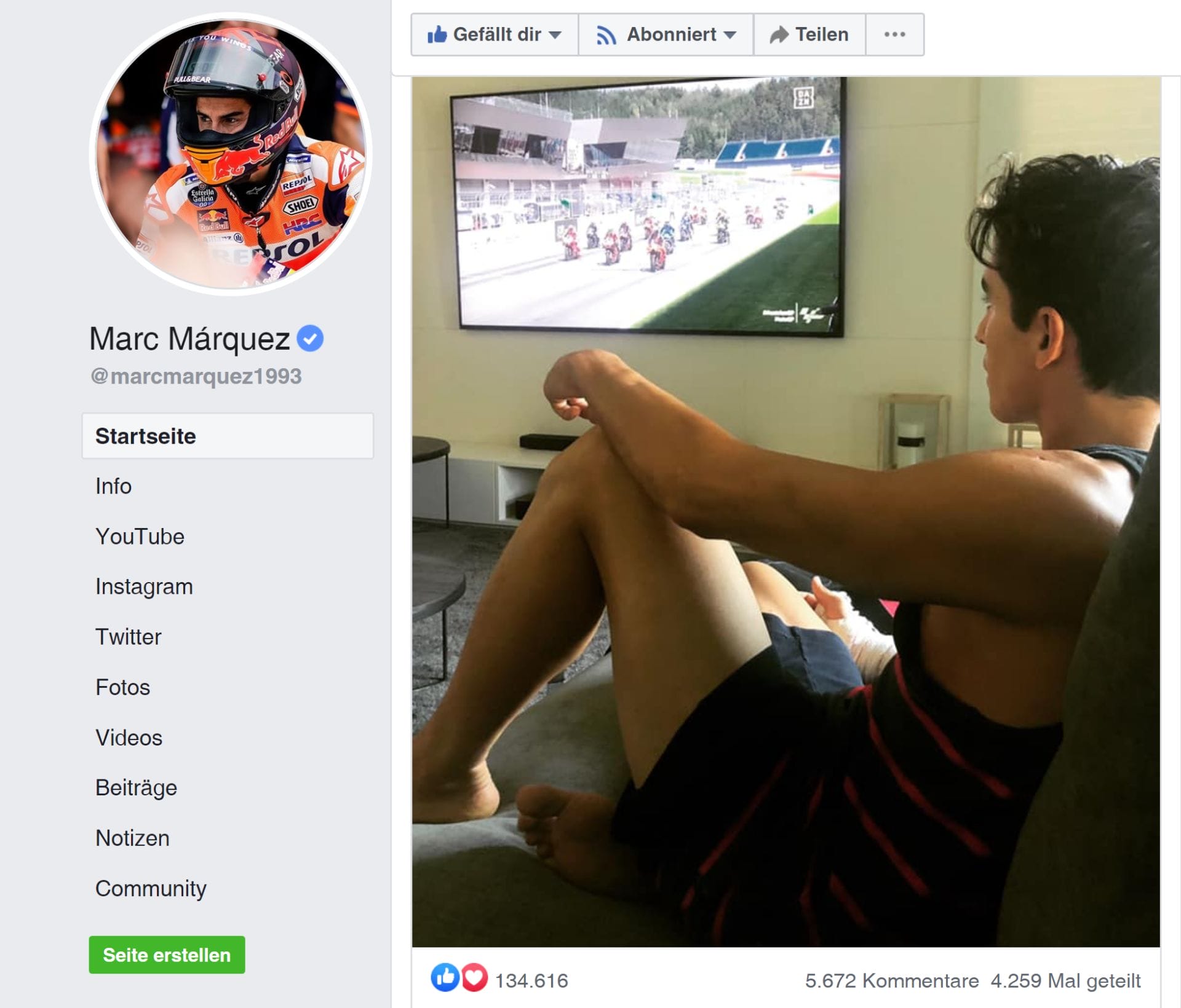 Marc Marquez wird noch 2-3 Monate ausfallen
- auch in der MOTORRAD NACHRICHTEN APP