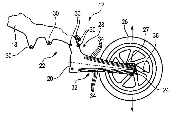 BMW patent shows carbon frame with integrated swing arm 3 carbon bmw frame