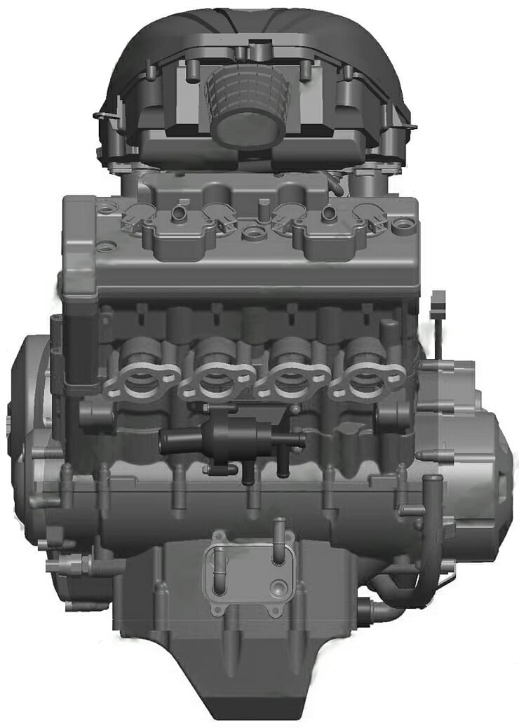Chinese 4-cylinder sports engine
- also in the App MOTORCYCLE NEWS