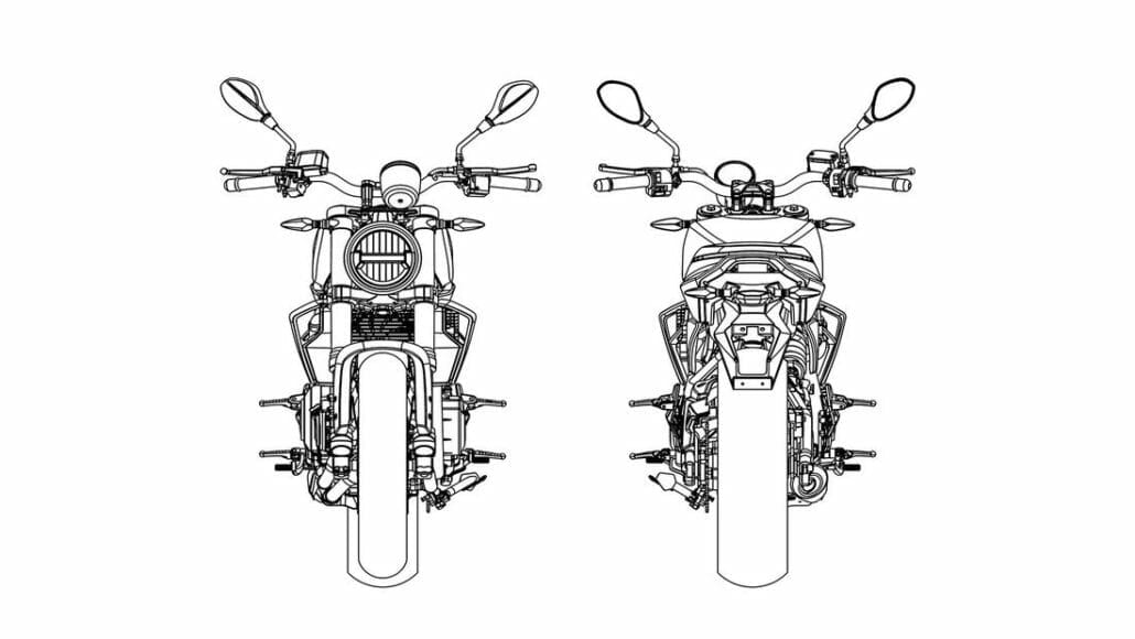 Harley Davidson 338R Patentzeichnung 3