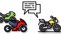 Motocycle chat helmet bluetooth 1
