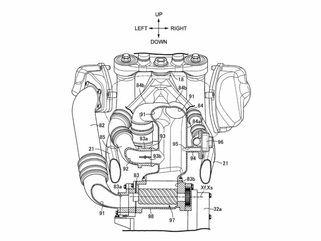 Honda Patent Africa Twin Supercharged 1