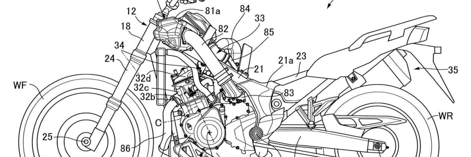Honda Patent Africa Twin Supercharged 2