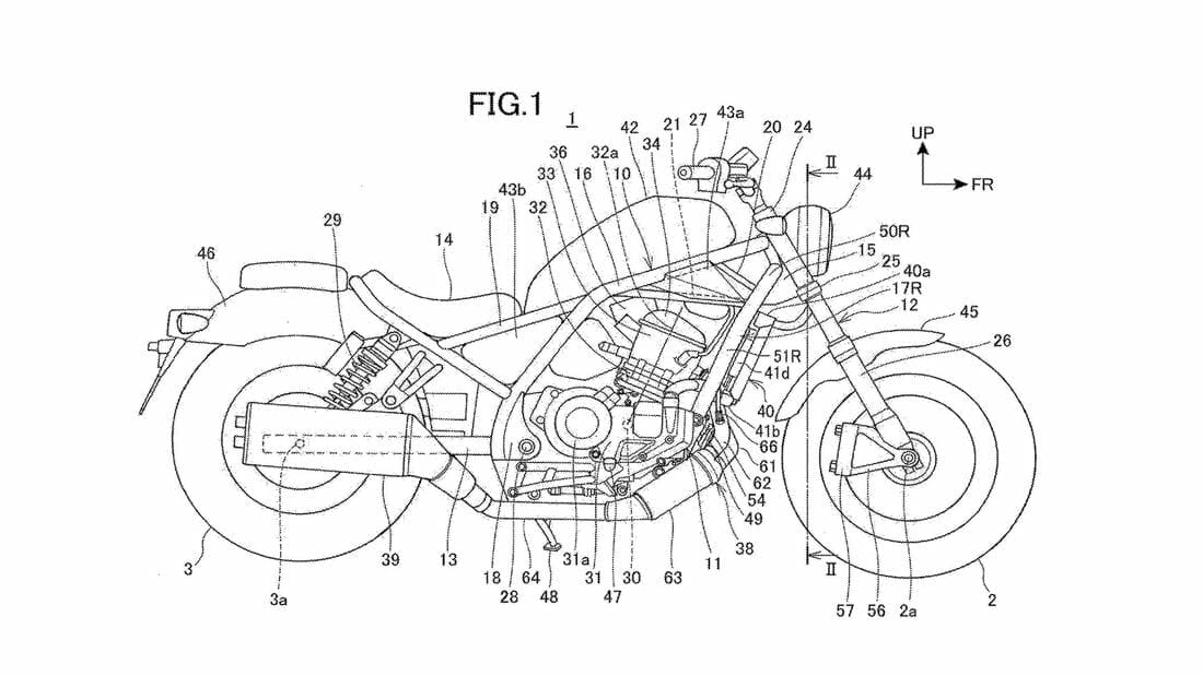 Honda Rebel 1100 patent reveals new model
- also in the App MOTORCYCLE NEWS