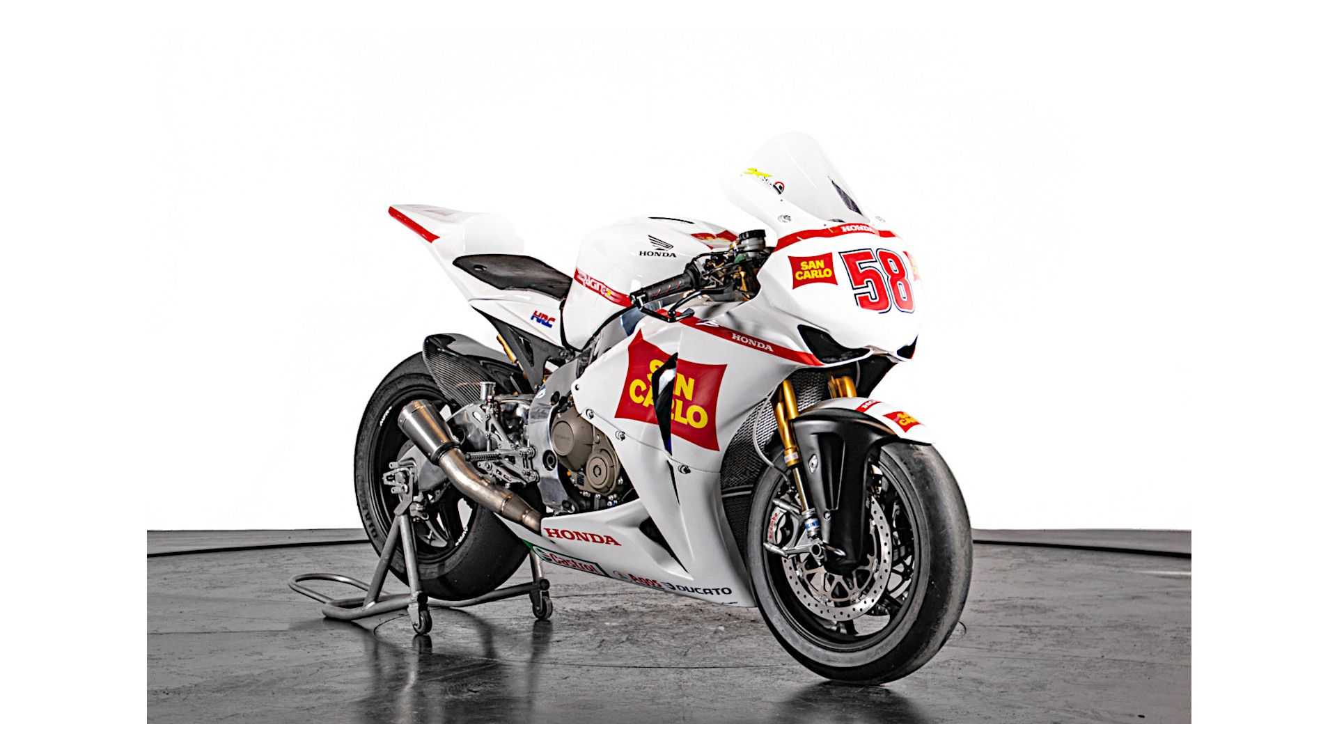 Test bike of Marco Simoncelli #58 is for sale
- also in the MOTORCYCLES.NEWS APP