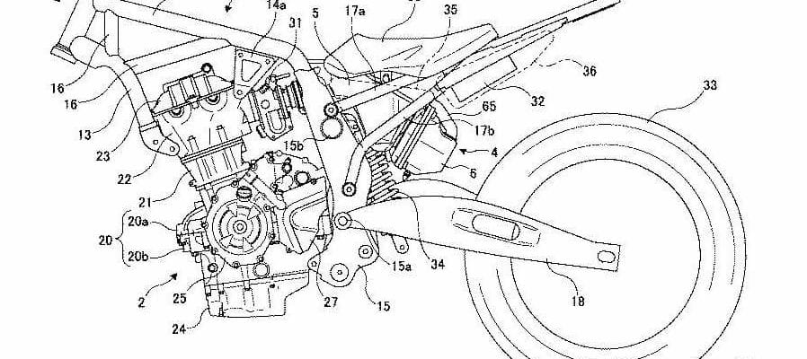 Suzuki Patent SV650 Rahmen und Schwinge 1