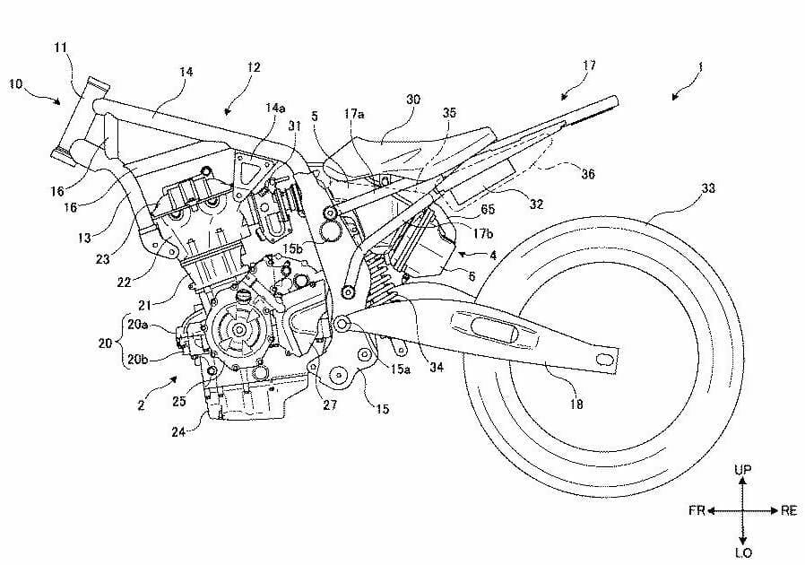 Suzuki Patent SV650 Rahmen und Schwinge 1