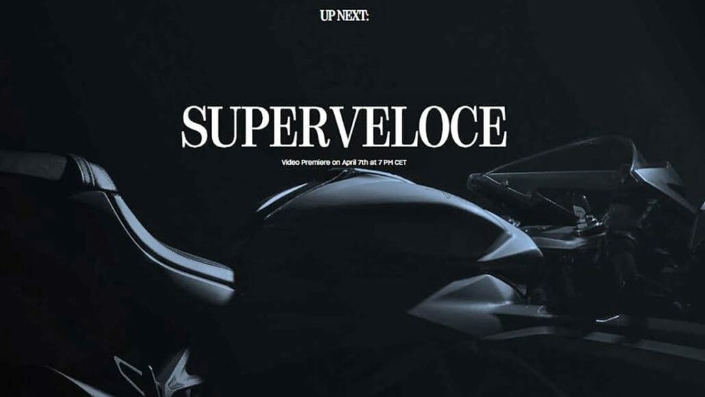 Teaser MV Agusta Superveloce
