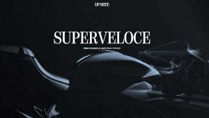 Update of the MV Agusta Superveloce is coming