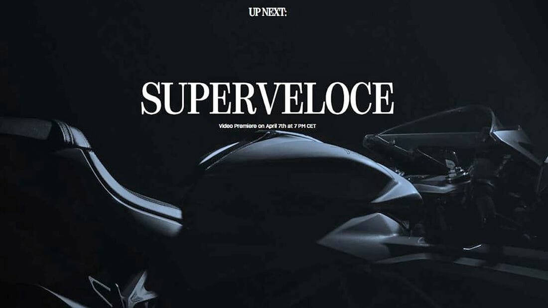 Update of the MV Agusta Superveloce is coming
- also in the MOTORCYCLES.NEWS APP